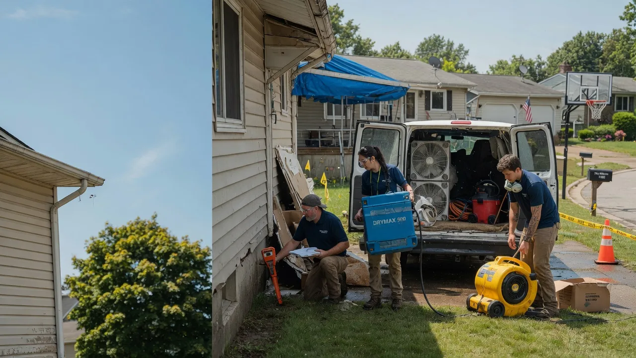 Ceiling Leak Cleanup in Spencerville, MD near me